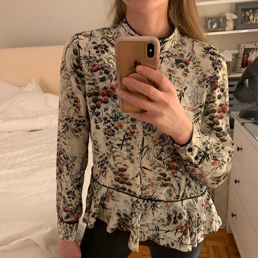 Zara Bamboo Flower Blouse